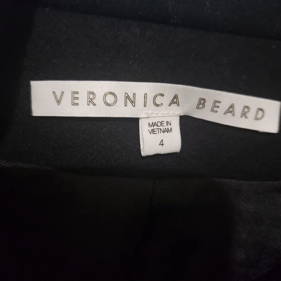 Veronica beard Arshia mixed media jacket black size 4